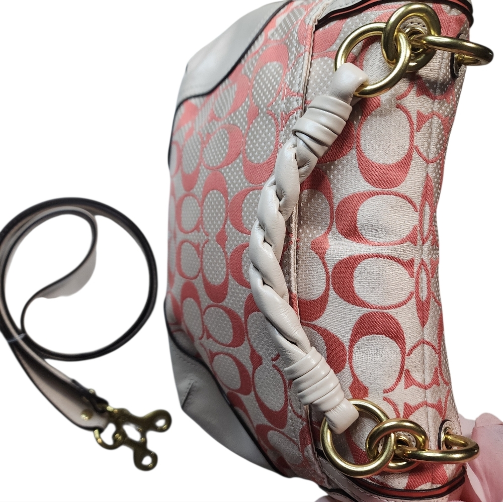 Rare Coach Poppy Signature C-Dot 2-Way Limited Edition Bag - Picture 14 of 16